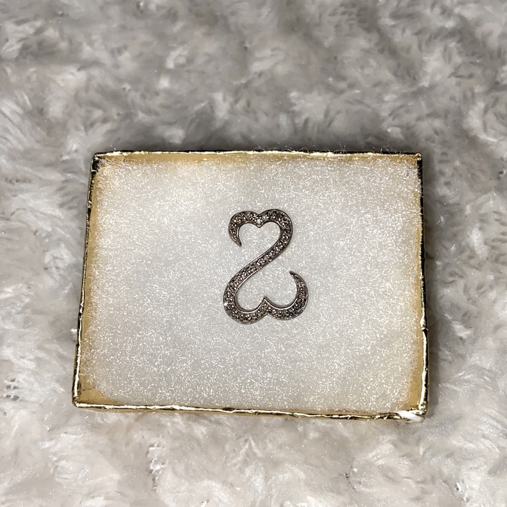 Kay Jewelers Open Heart Diamond Necklace Pendant